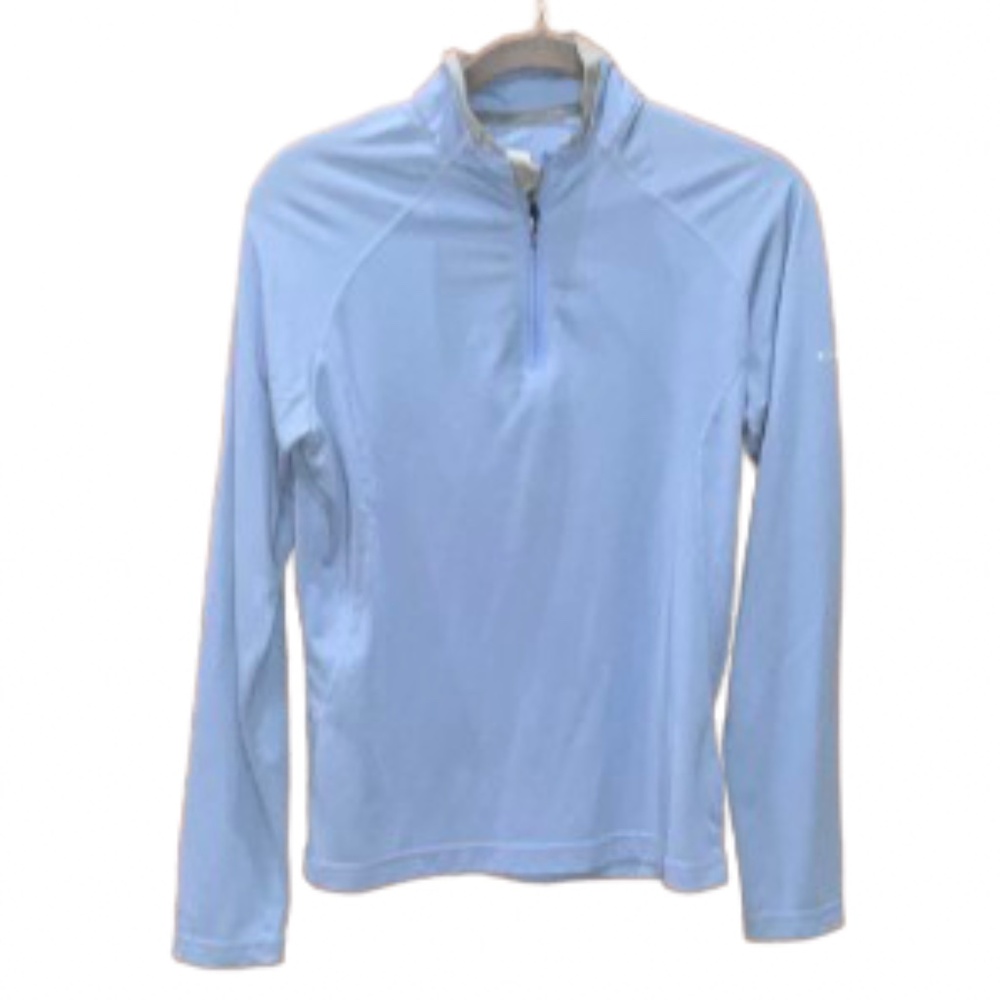 Columbia Titanium Zip Blue Pullover  Sz Small